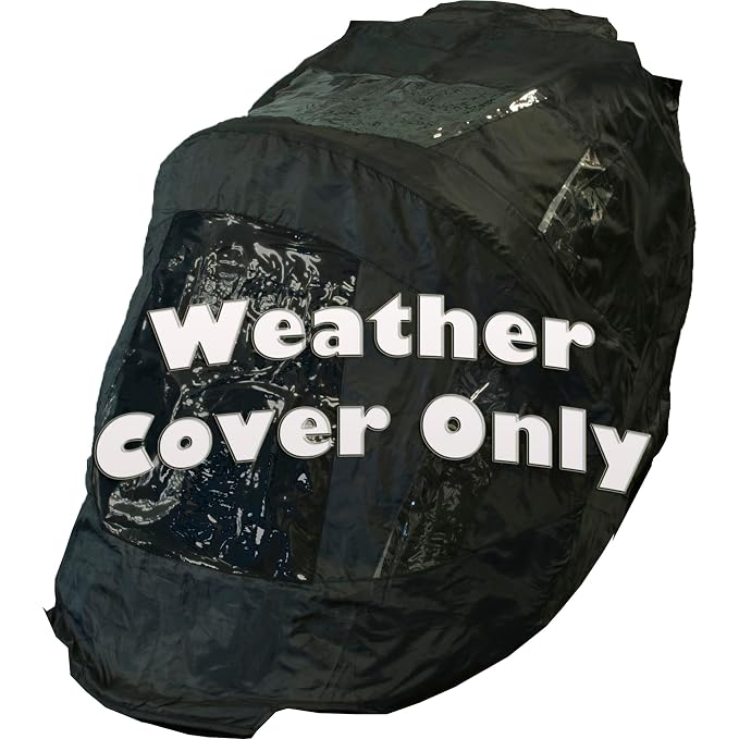 Pet Gear No-Zip Excursion Stroller Weather Cover ONLY - Onyx
