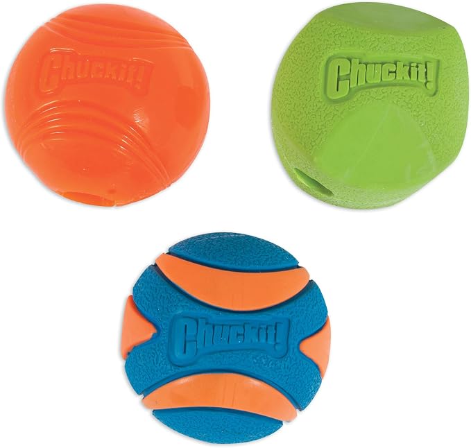 Chuckit Gen 1 Fetch Pack Dog Balls, Medium, 2.5in, Set of 3
