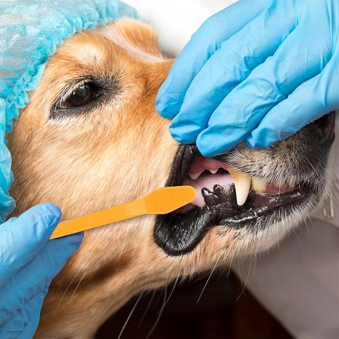 Luxshiny 8pcs Dual-Head Puppy Toothbrushes Soft Bristle Pet Oral Tooth Brush for Dogs Small and Large Sizes Portable Dog Dental Cleaning Kit