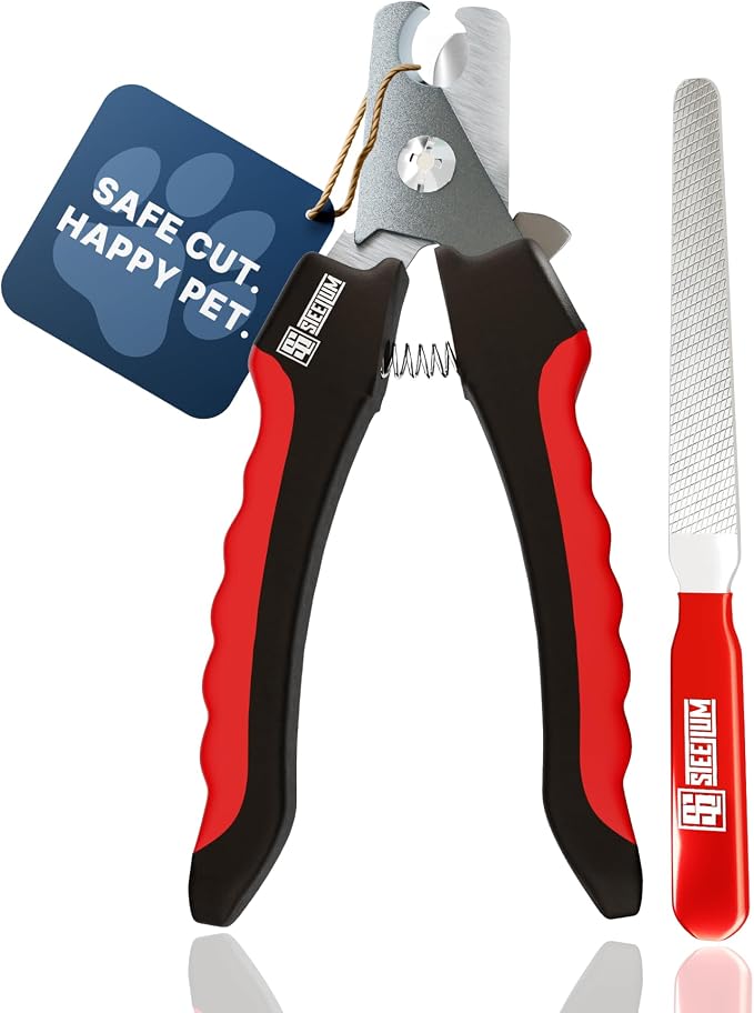 Professional Dog Nail Clippers for Large Dogs, Ergonomic Grip