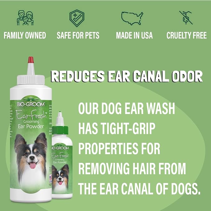 Bio-Groom Ear-Fresh Dog Grooming Ear Powder, 85g 1-Pack