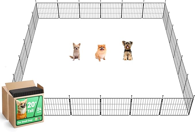 FXW MiniPaws Unleashed Dog Playpen, 20in 24 Panels