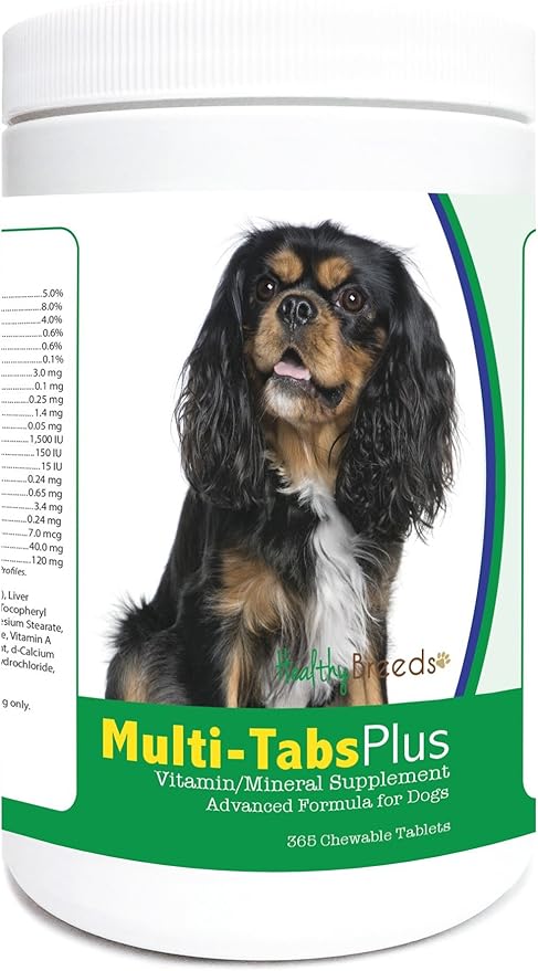 Healthy Breeds Cavalier King Charles Spaniel Multi-Tabs Plus Chewable Tablets 365 Count