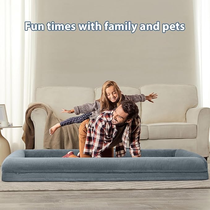WNPETHOME Orthopedic Human Dog Bed for Adult - Large