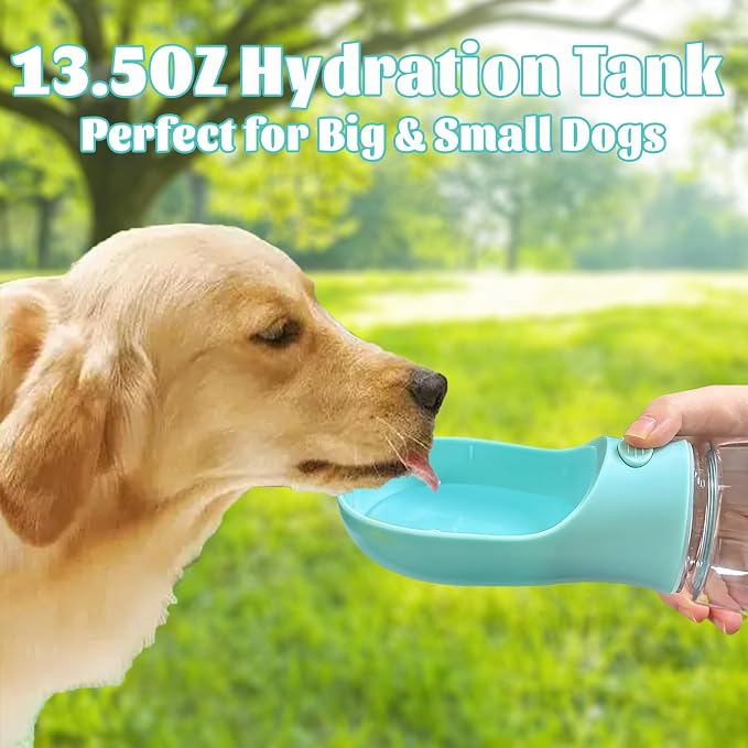 Portable Dog Water Bottle, Blue