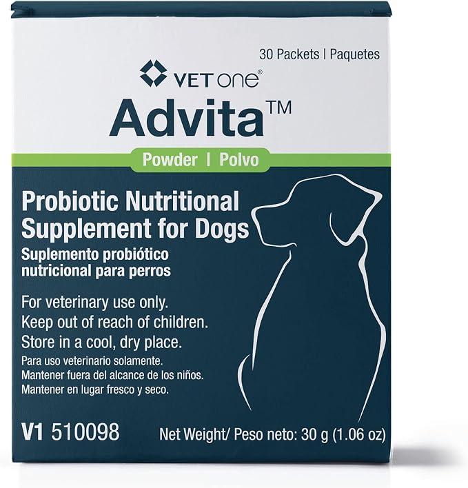 VetOne Advita Probiotic Nutritional Supplement for Dogs - 30 Packets