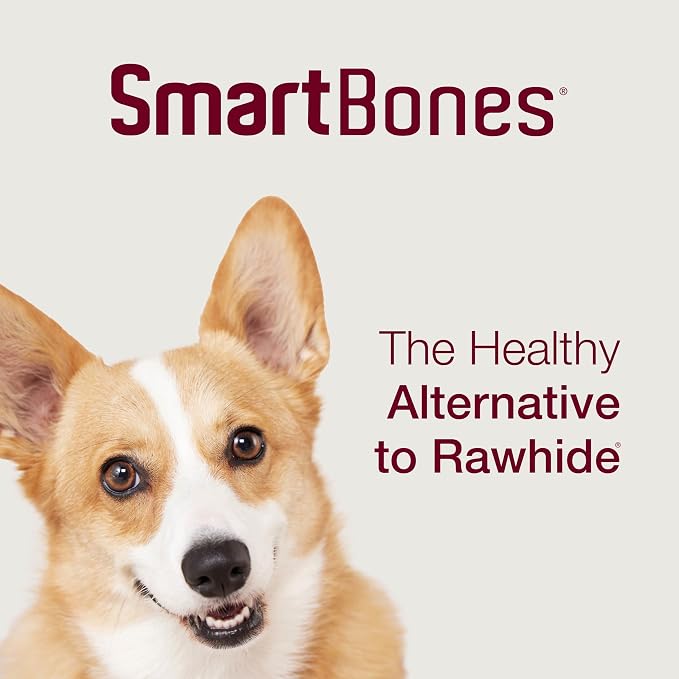 SmartBones Medium Chews With Real Sweet Potato, 4 Count, Rawhide- Free Chews For Dogs