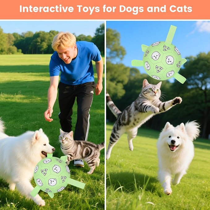 6in Dog Soccer Ball, Interactive, Floating