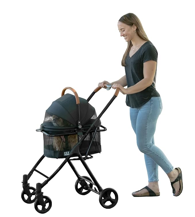 Pet Gear 3-in-1 View 360 Travel System Stroller - Onyx, 4 Wheel