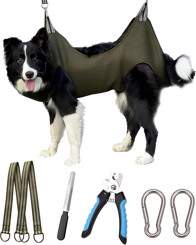 Kkiimatt 10-in-1 Pet Grooming Hammock - XL Size