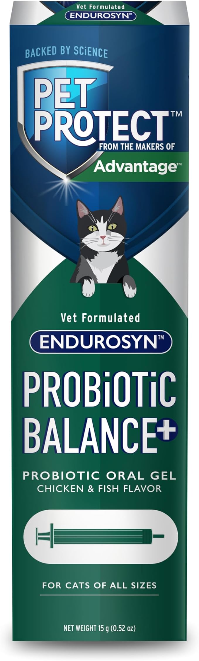 Pet Protect Cat Probiotic Balance+ Oral Gel, Chicken & Fish Flavor, 15g