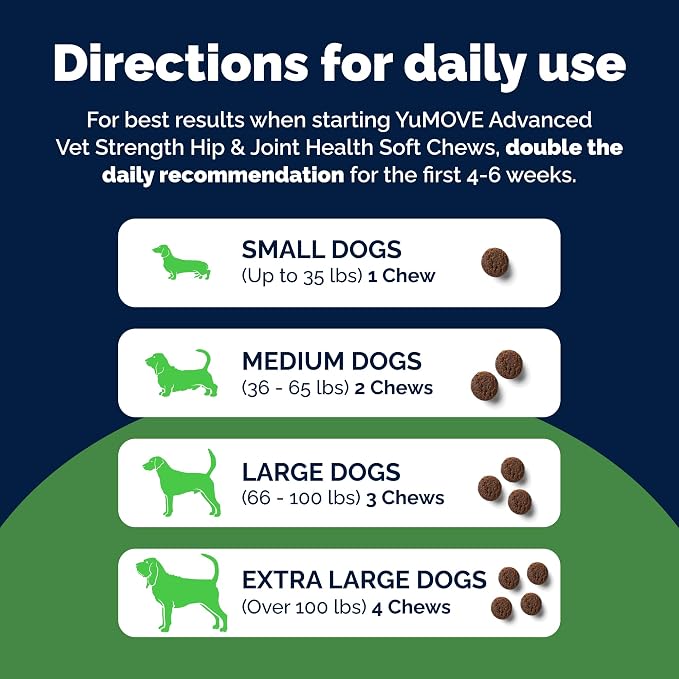 YuMOVE Advanced Vet Strength Hip & Joint Soft Chews for Dogs 90ct
