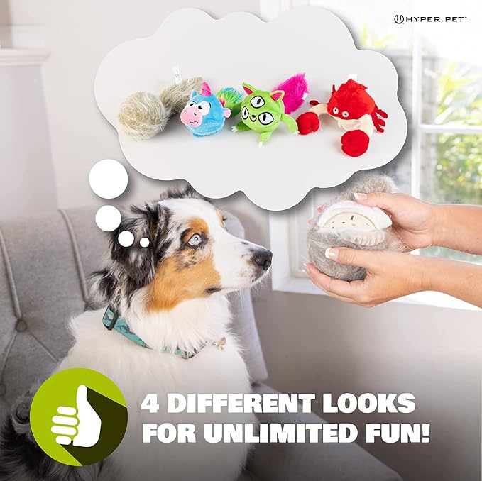 Hyper Pet Doggie Pal Interactive Dog Toys (Dog Toy that Wiggles, Vibrates, and Barks Plush Toys for Boredom and Stimulating Play) | Lifelike movement busts boredom with stimulating play sessions, keeps curious pups engaged, entertained and active daily