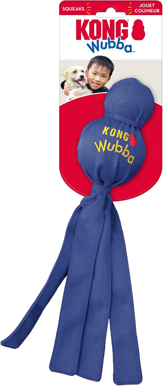 KONG - Squeakair Balls (6 Pack) - Dog Toy Premium Squeak Tennis Balls, Gentle on Teeth - for Medium Dogs