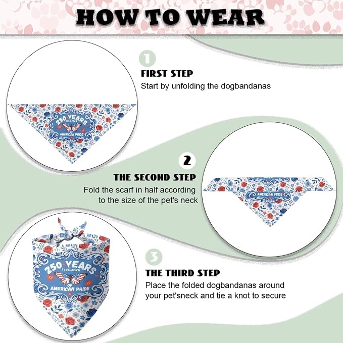 Jeiento Floral Butterfly Dog Bandana, Polyester