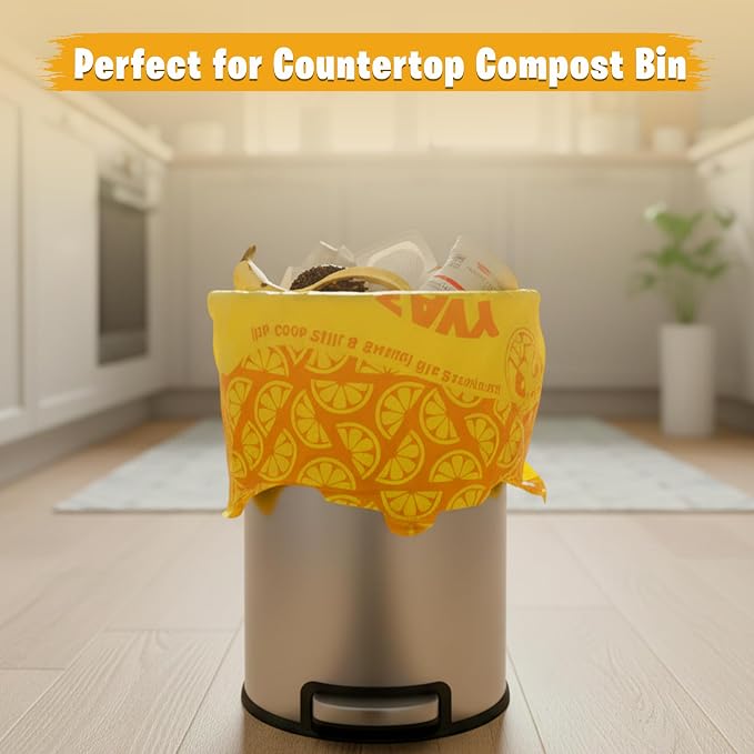HEAVY Dootie Bags +Plus a Hint of Citrus Scent with EZ Tie Handles. For Pet Dog Poop, Cat Litter. Multi-Use. Fits Swivel Bin and Gogo Stik Scoopers. Made with Cornstarch. Strong, Leakproof, Very Large