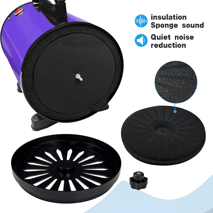 Dog Dryer High Velocity Professional Pet Grooming Dryer | Adjustable Temperature and Speed for Pets with 4 Nozzles