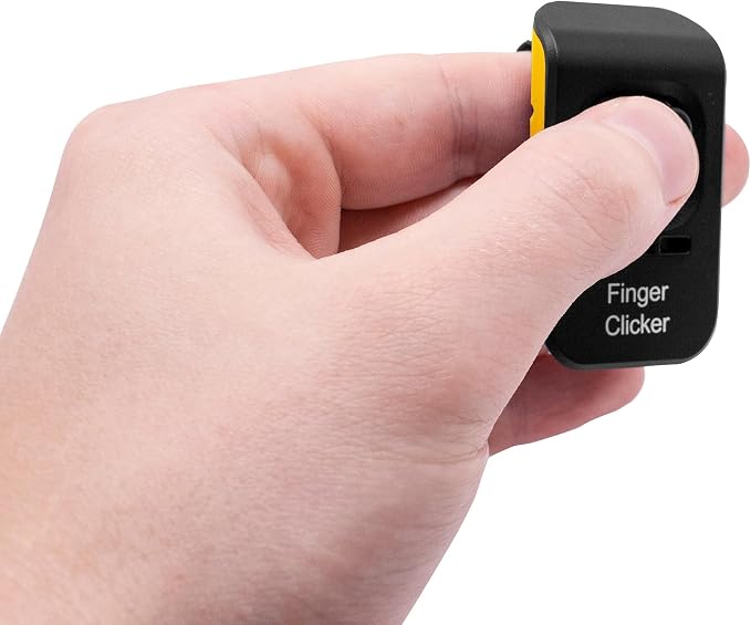 E-Collar Educator FT-330 Finger Clicker, Yellow