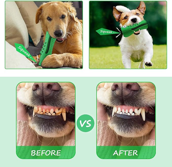 Dog Toys for Aggressive Chewers Large Medium Breed Indestructible Chew Toys | Squeaky Interactive Tough Extremely Durable Dogs Toys to Keep Them Busy