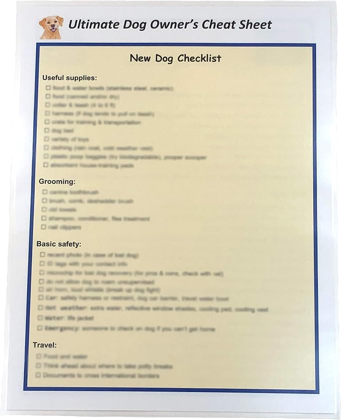 K-Musculo Ultimate Dog Owner's Cheat Sheet with Dog Clicker Trainer