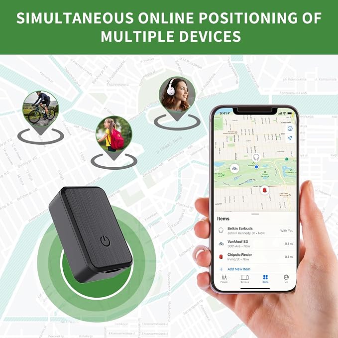 GPS Tracker for Vehicles - Tracking Devices for Cars Hidden, Tracker Device for Vehicles No Monthly Fee, Magnetic Car Tracker Device Real-Time Location, No Subscription, for Cars Kids Pet Trucks