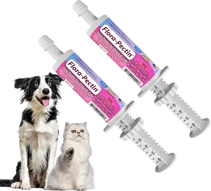 Oral Paste for Dogs & Cats-Helps Reduce Occasional Loose Stool & Diarrhea, Balance Gut pH, Support Normal Digestion & Intestinal Flora-Fast Acting (60 CC - Tasty Chicken Flavor) - 2 Pack