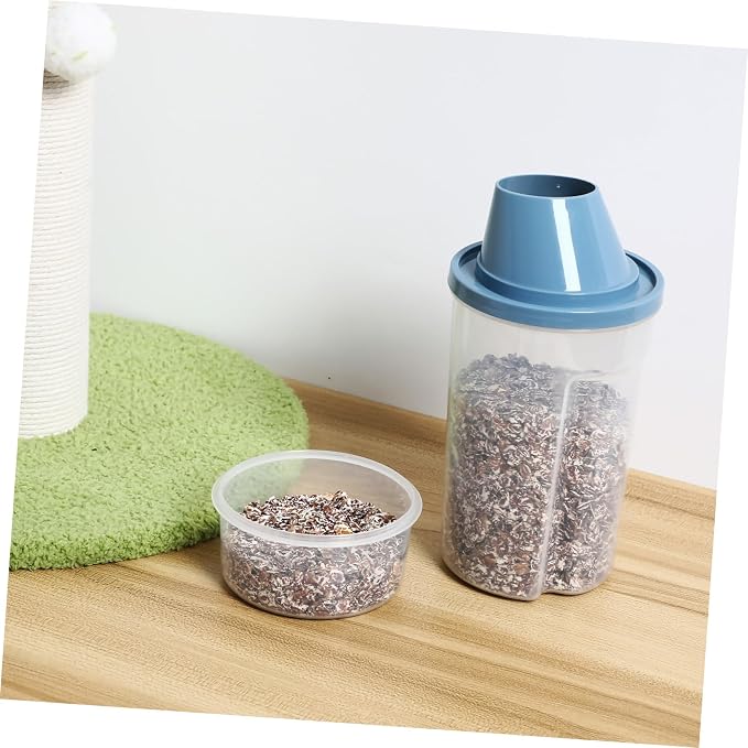 BESPORTBLE 6pcs Pet Food Storage Containers Airtight Dry Food Holder for Cats Dogs No Spills Tightly Sealed Instant Visibility Easy to Use
