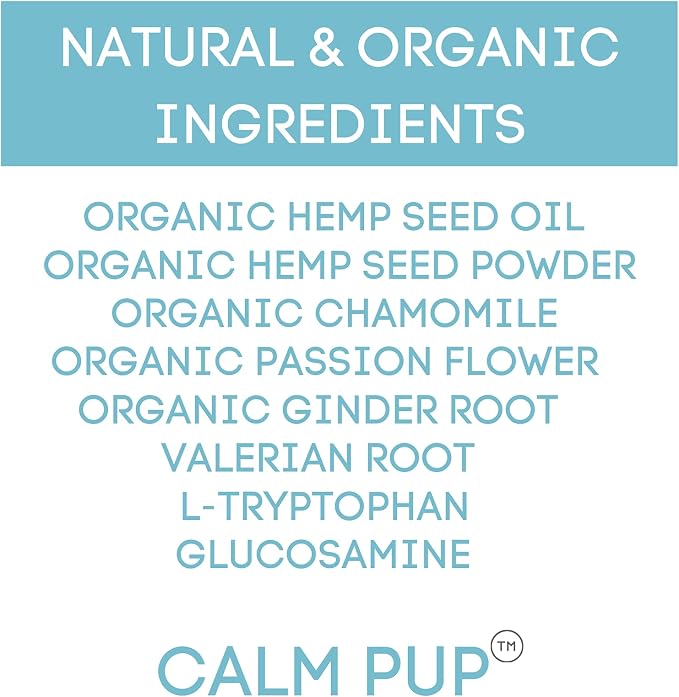 Advanced Formula Calm Pup Bacon Hemp Dog Chew Treats