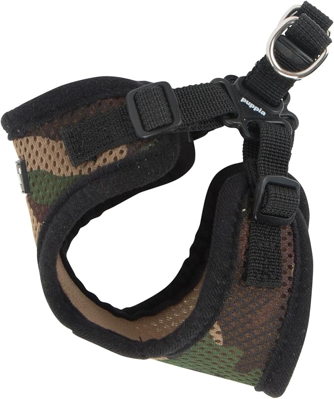 Puppia PARA-HC1533-CA-XL Camo Soft Harness C Pet-Vest-Harnesses, X-Large