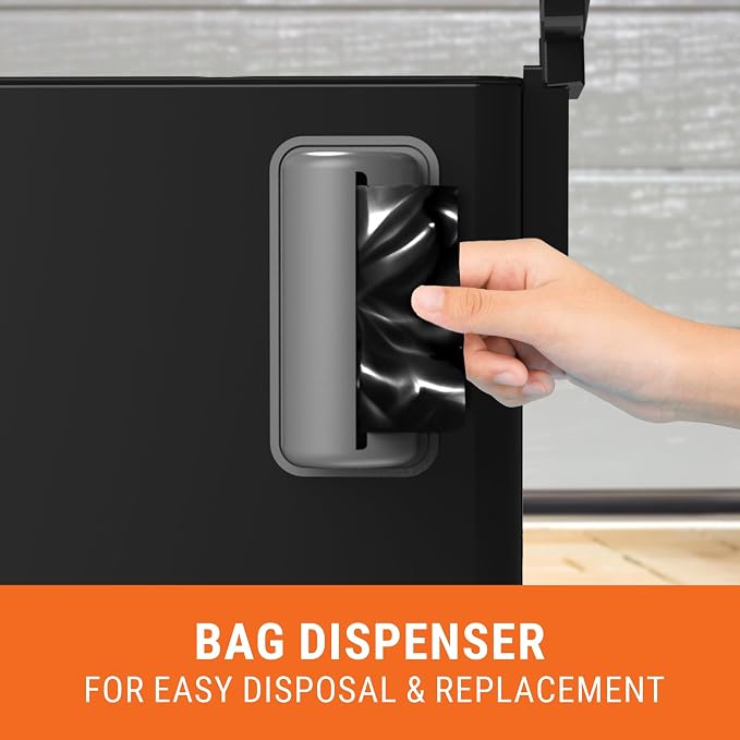 Pupzle Large Dog Poop Trash Can with Pooper Scooper and 55 Poop Bags