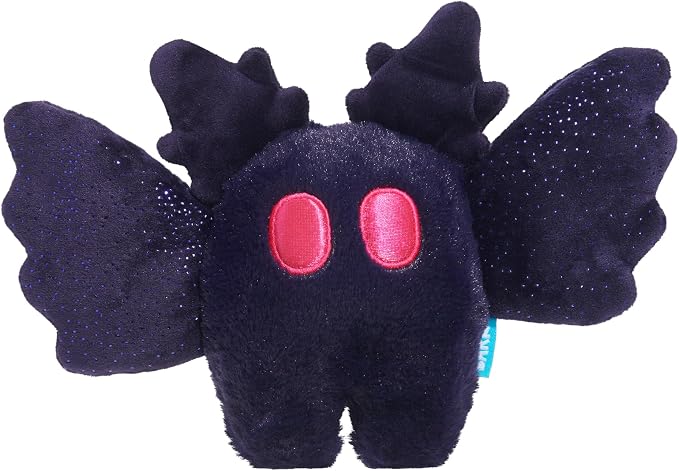 BarkBox Manny Mothman Dog Toy - Toy for Medium and Large Dogs | Cryptid Plush Toy with Whip-N-Flip Wings, Squeaker and Crinkle