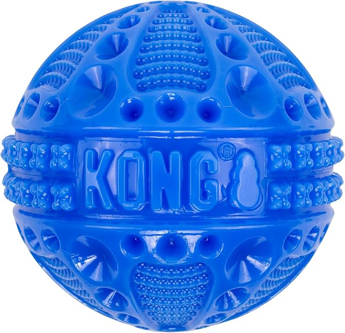 KONG CoreStrength Dog Toy – Ball – Durable Tough Chew Toy for Medium & Large Dogs – Textured Dental Chew for Teeth & Gums – Fetch & Interactive Play