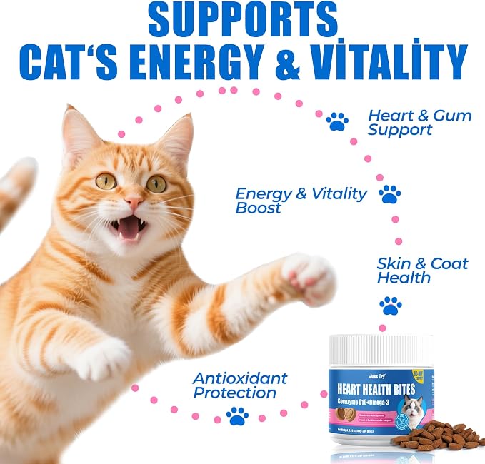 Just Try CoQ10 & Taurine Cat Treats, 300 Ct