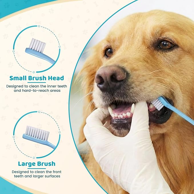 Dog Plaque Remover, Pet Tartar Remover for Teeth with LED Light & 5 Speed Modes, Dog Ultrasonic Tooth Cleaner, Tooth Brushing Kit for Teeth Stains for Dogs and Cats, Best Gift for Pet