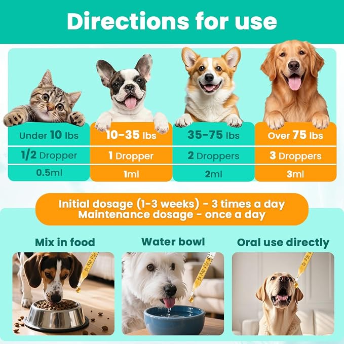 VUN Liquid Collagen for Dogs-Hip and Joint Support,Skin Coat Health