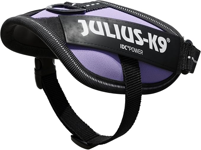Julius-K9, 16IDC-PR-B2, IDC Powerharness, Dog Harness, Size: Baby 2, Purple