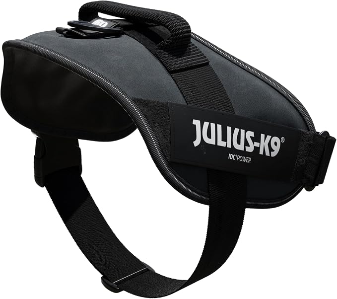 Julius-K9, 16IDC-ANT-2, IDC Powerharness, Dog Harness, Size: 2, Anthracite