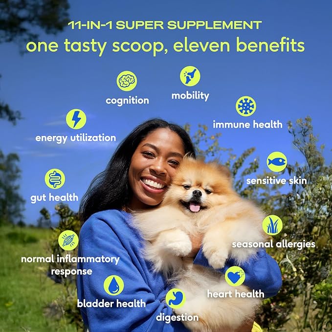 Native Pet Pack Leaders Bundle - Daily Multivitamin (60 Scoops) & Omega Oil for Dogs (8 Oz.) - Omega 3 Fish Oil for Healthy Skin, Shiny Coat, & Strong Joints & Daily Multivitamin for Dogs