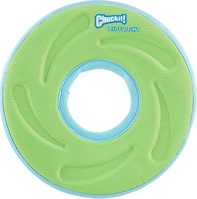 Chuckit! Zipflight Amphibious Flying Ring - Assorted Small - 6 Inch Diameter (1 Pack) - Pack of 2
