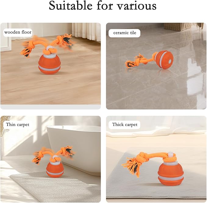 2Pack Interactive Dog Toys for Small Dogs – Peppy Pet Ball & Chase Buddy Dog Toy Active Rolling Puppy Toys to Keep Them Busy, Daily Training Interactive Puppy Toys
