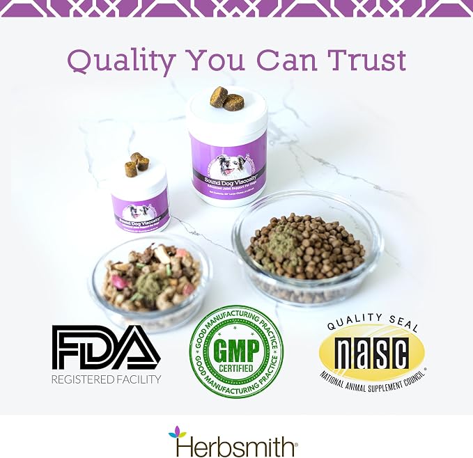Herbsmith 75g Powder Advanced Joint Support Sound Dog Viscosity Veterinarian Recommended Glucosamine for Dogs