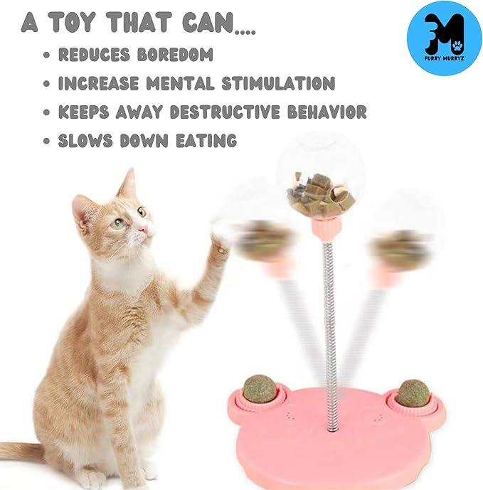 Pet Toy Treat Dispenser, Interactive Pet Toy, Puzzle Toy, Slow Feeder, Cat Dog Food Puzzle
