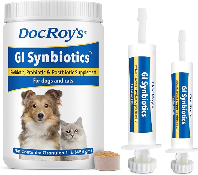 Doc Roy's GI Synbiotics Prebiotic & Probiotic Gel for Dogs & Cats, 30mL