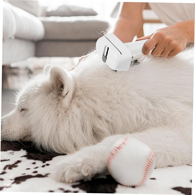BESPORTBLE 2pcs Multi-functional Deshedding Brush Pet Grooming Tool Dog Cat Hair Remover Comb