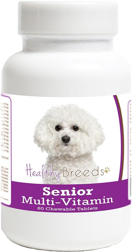 Healthy Breeds Bichon Frise Senior Dog Multivitamin Tablets 60 Count