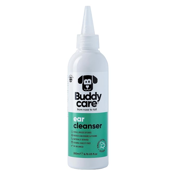 Buddycare Dog Ear Cleanser with Aloe Vera, 200ml
