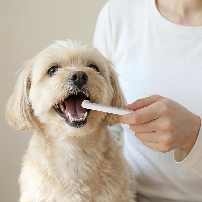 Styquenzer 5 PCS Pet Toothbrush for Cats and Dogs, 360 Degree Ultra Soft Bristle Puppy Tooth Brush Kit, Ergonomic Pet Toothbrush for Deep Cleaning Dental Care, Gentle on Gums for Kitten Small Dogs