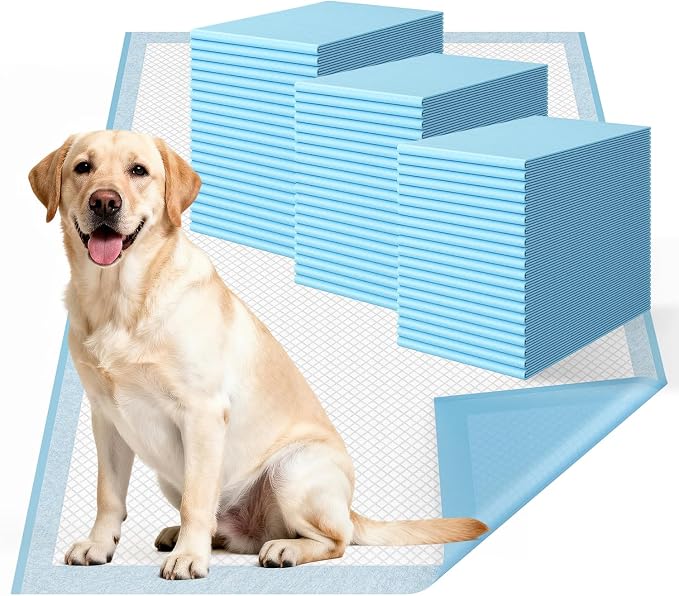 Dog Pee Pads Extra Large 31"x36" 60 Count, Disposable Puppy Training Pads, Super Absorbent Leak-Proof Pads for Dogs, Cats, Rabbits