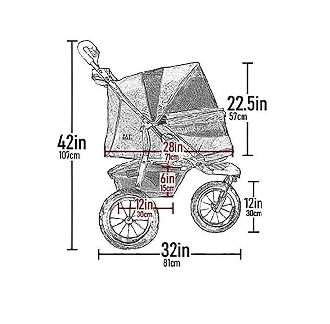 Pet Gear No-Zip Jogger Pet Stroller - Green Clover