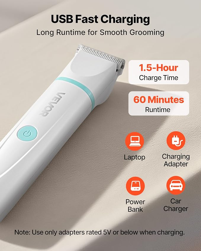 VEVOR 4-in-1 Dog Grooming Clippers Kit